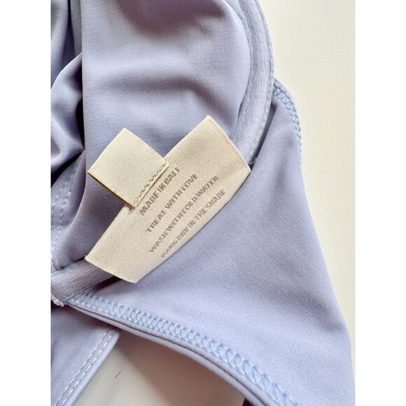 BELLE THE LABEL Oracle Periwinkle Blue Underwire Balconette Bikini Top, Size L - Picture 12 of 13